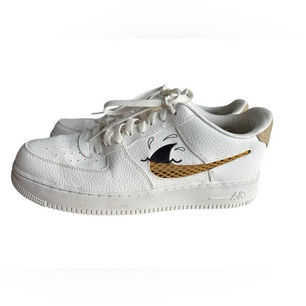 Nike Air Force 1 ‘07 LV8 NN Sun Club 'Sail Sanded Gold' Mens Sz 12 DM0117-100